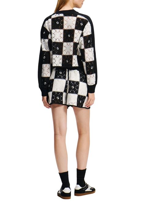 Short donna bianco e nero in poliestere e cotone Karl Lagerfeld jeans | A2W10001998